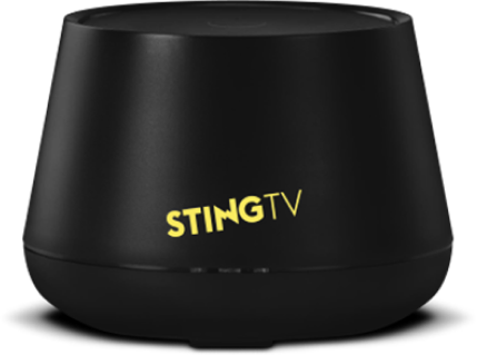 StingTV site mockup particle